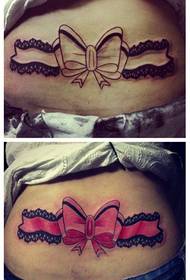 pasu krásne populárne tetovanie motýlika čipky