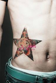 dream star side waist tattoo picture