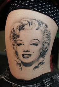 side midje sexy Monroe hode tatoveringsbilde