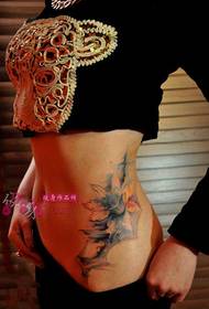 ink lotus lotus sexy waist tattoo picture