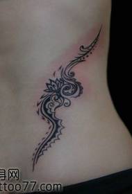 stilvoll Taille Totem Rebe Tattoo Muster