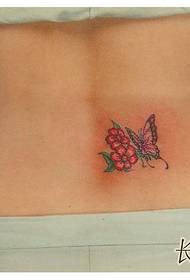 talje sommerfugl tatoveringsmønster - Xiangyang tatovering show billede Anbefales