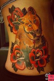 Tattoo show Picture bar preporučio je uzorak tetovaže školske lisice u obliku struka