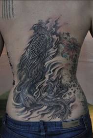 immagine del tatuaggio del modello della fenice del tatuaggio della bestia della vita