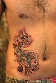 uzorak tetovaže trbušnih lignji