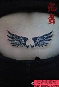 ključni popularni klasični totem krila Tattoo pattern