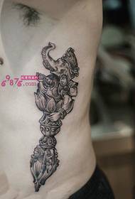image god Donkey Kong 杵 waist tattoo picture