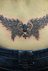 Tattoo show picture recommended a waist wing tattoo pattern