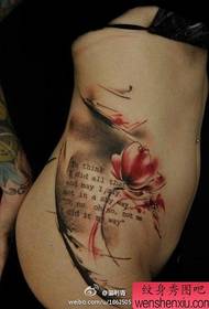 skönhet midja populära klassiska vallmo tatuering mönster
