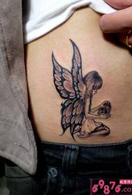 Butterfly Angel Waist Fashion Tattoo Picture