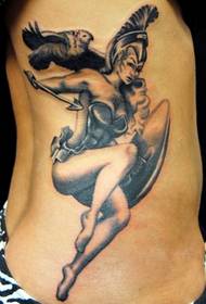 vita maschile 飒 fantastico modello di tatuaggio guerriero eroico per godersi l'immagine