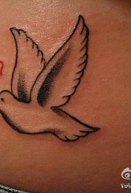 dívky pasu malý holub tetování vzor