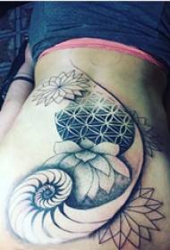 Lotus tattoo girl back lotus tattoo picture
