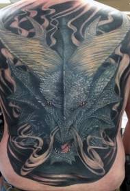 leđa fantasy boja slavina uzorak tetovaža