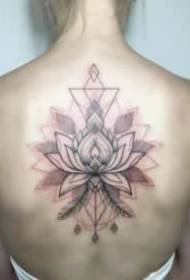 a small fresh tattoo for girls back