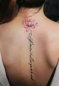 Girls spine tattoos - a few tattoo designs for girls' spines
