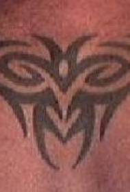 dorso nigra triba logo Tattoo-ŝablono