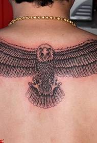 achterste vleugels grote adelaar tattoo figuur
