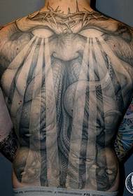 Pokol báró ördög evő tetoválás minta