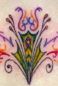 struk šareni plemenski uzorak tetovaže loze