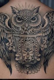 daretu owl neru è mudellu di tatuaggi europei è americani