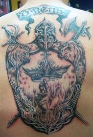Sumbanan nga Sumbanan sa Black Grey Family Badge Tattoo