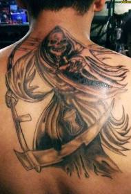 dobry wzór tatuażu okropnej śmierci 75461 - tylny wojownik z wzorem tatuażu bojowego