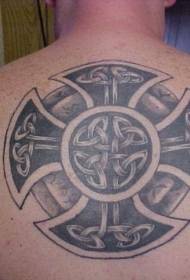 spate model mare de tatuaj cruce celtică