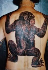 model mbresëlënëse tatuazhe shimpanze e madhe mbresëlënëse