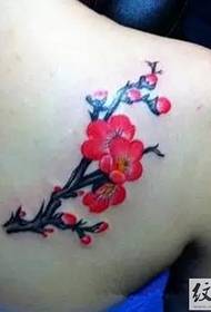 寒梅傲雪古典美美tattoo