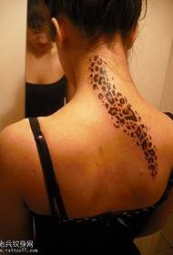 Back Leopard Tattoo Pattern