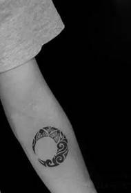 mysterious moon totem tattoo