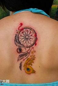 Bumalik ang Dreamcatcher Tattoo Pattern