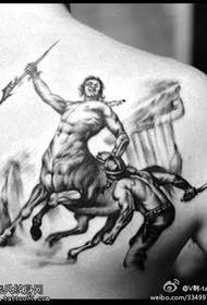 mighty domineering horse tattoo figure