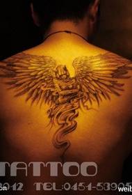 Falling Angel Tattoo Pattern