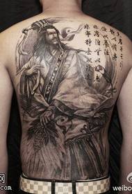 Wzór tatuażu Domineer Zhuge Liang