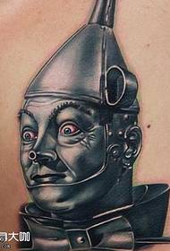 modeli tatuazh mbrapa robot