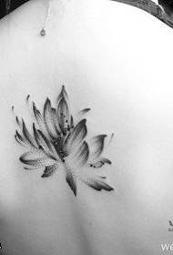 Blooming Nplua Lotus qauv tattoo
