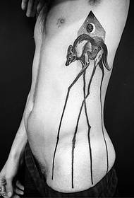 lateral lateral model de tatuaj de animale