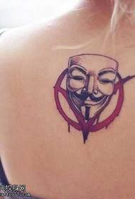 Torna V Personaghju di mudellu di tatuaggi d'odiu
