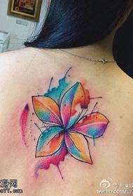 ink Flower tattoo pattern