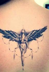 чиста анђеоска тетоважа анђела