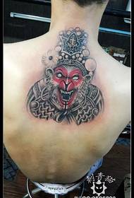 skiftende ansikt Qitian Dasheng tatoveringsmønster 78304-Realistisk tibetansk tatoveringsmønster