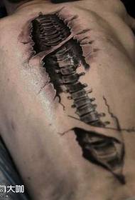 emuva Iphethini le-Skeleton tattoo