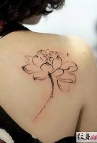 Holy Lotus Tattoo Patroon