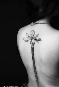 back lotus tattoo qauv