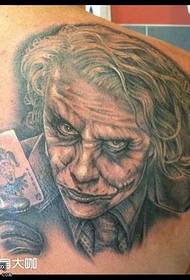 Zadný klaun tetovanie vzor