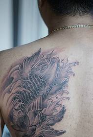 bali tato sotong ireng lan putih kanthi bebas