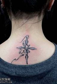 rygg kors liten tatuering tatuering mönster