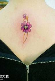 Back Small Flower Tattoo pattern